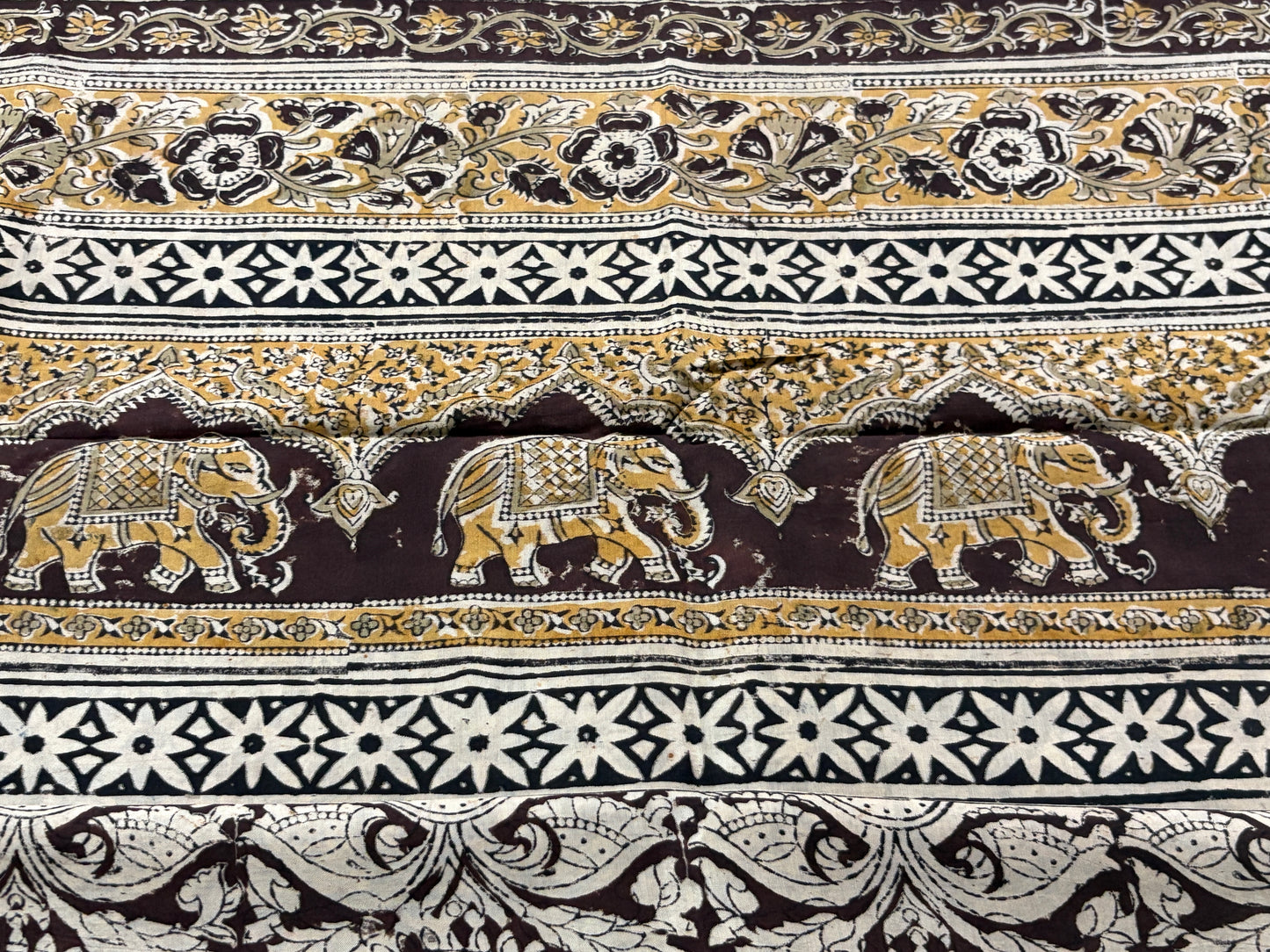 Kalamkari - Zari Border