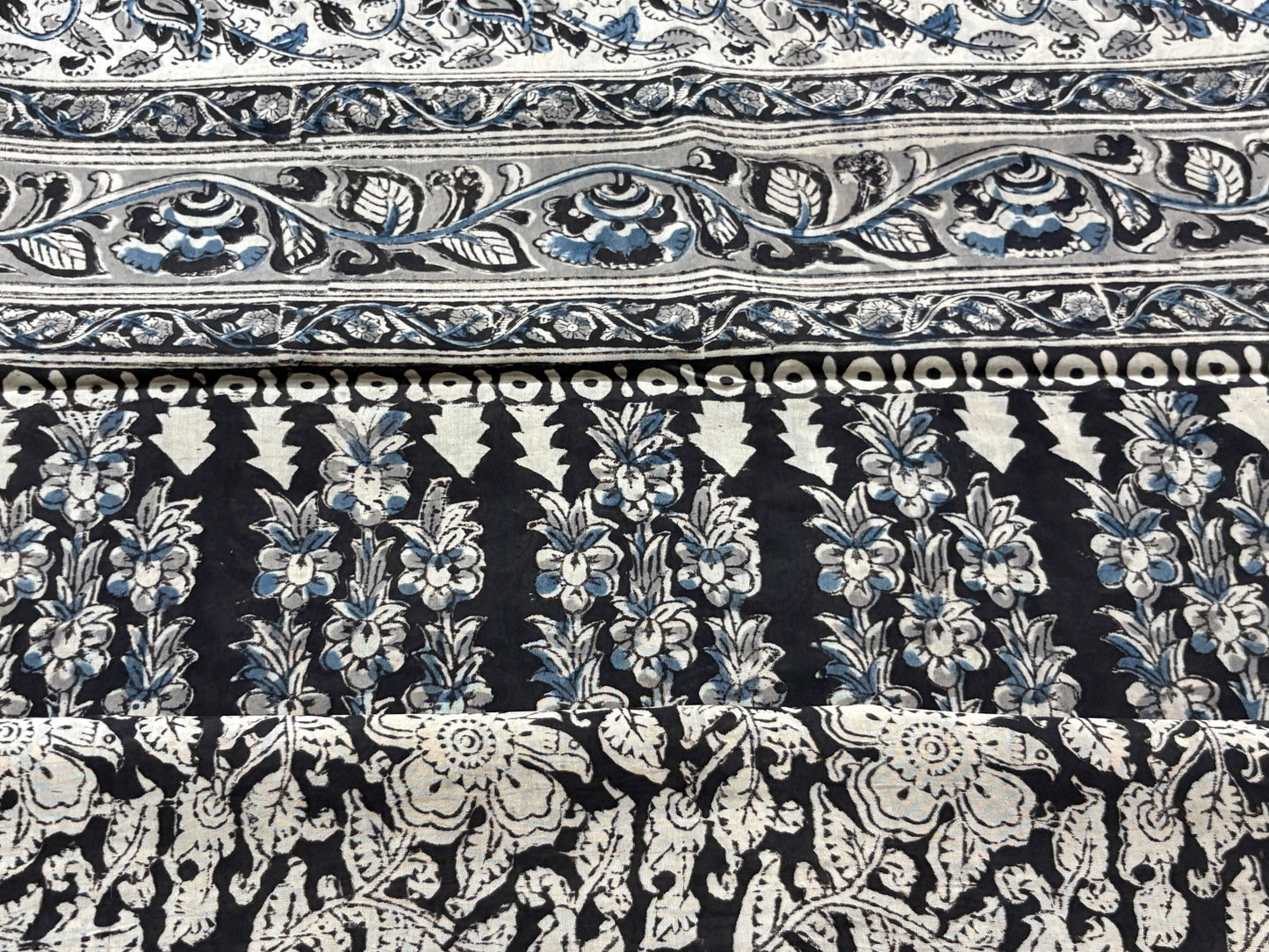 Kalamkari - Zari Borderr