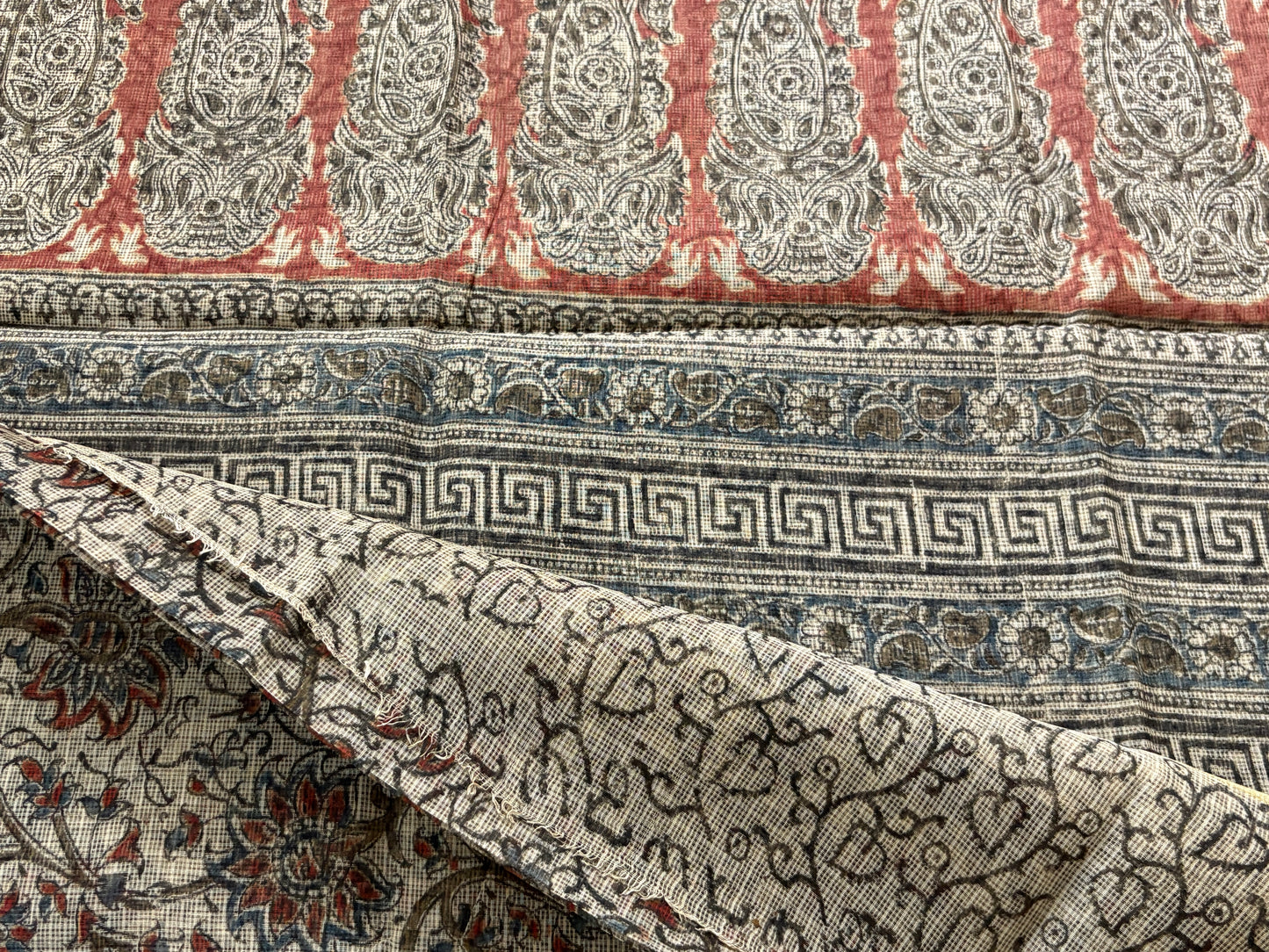 Kota Kalamkari Saree