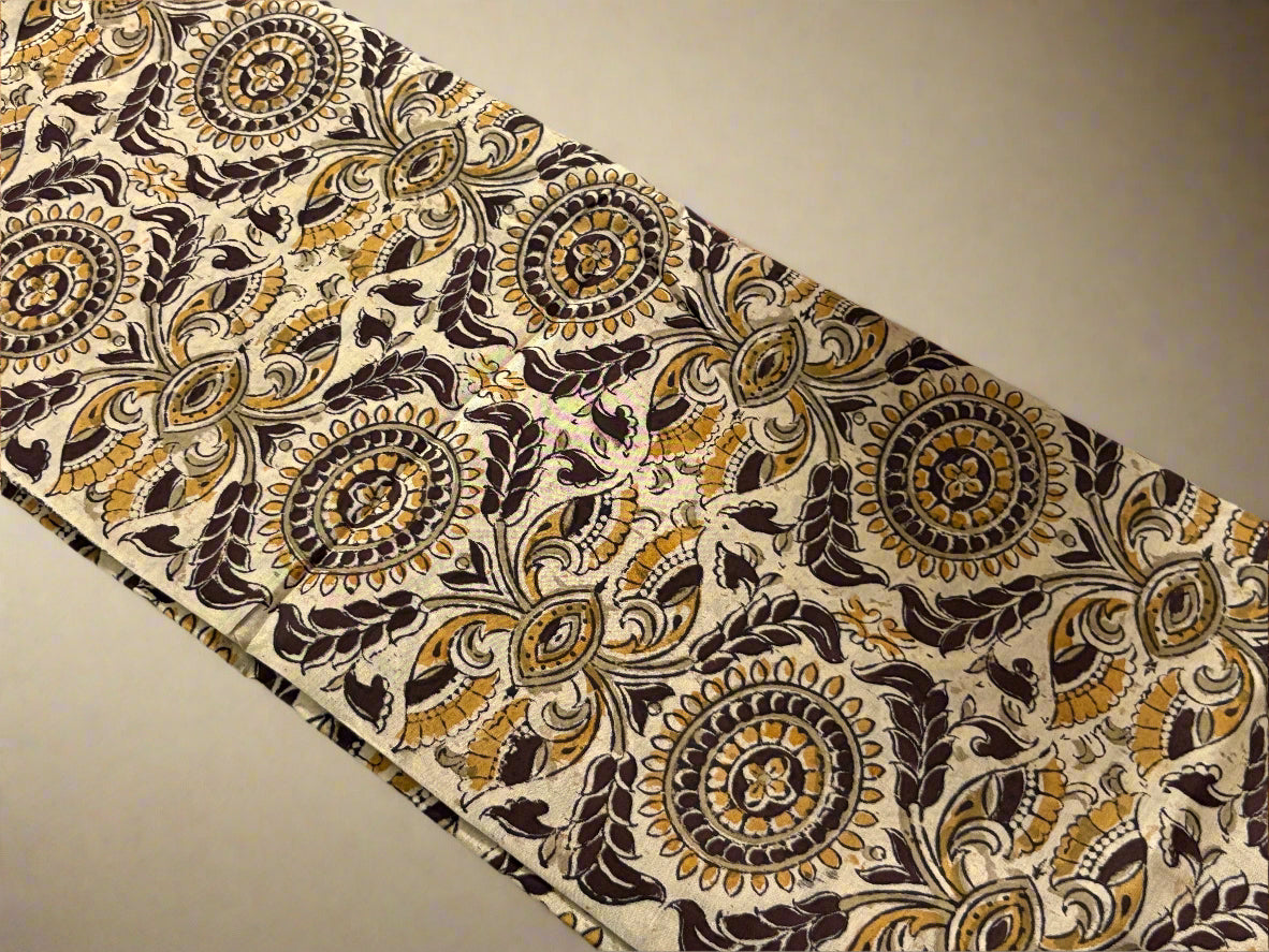 Kalamkari - Zari Border