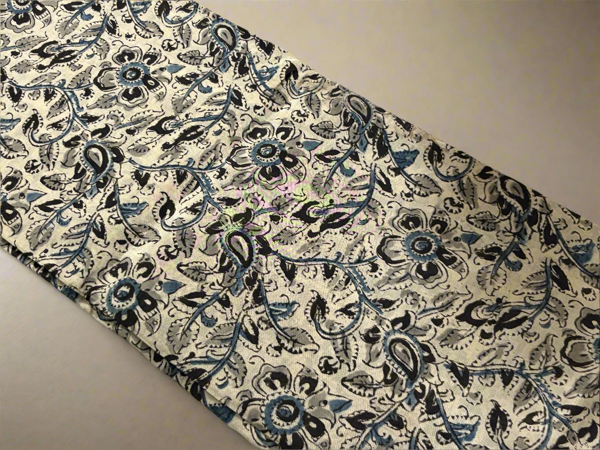 Kalamkari - Zari Borderr