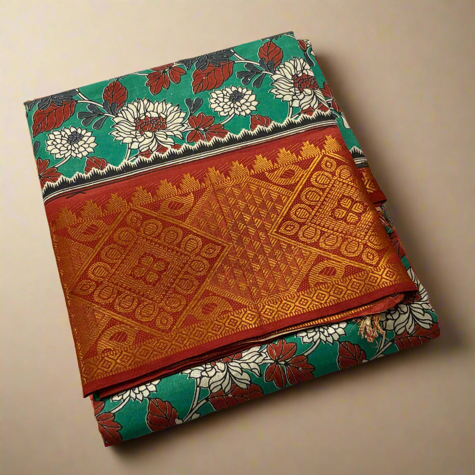 Kalamkari - Kanchi Border