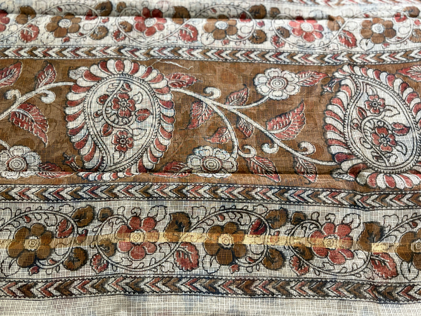 Kota Kalamkari Saree