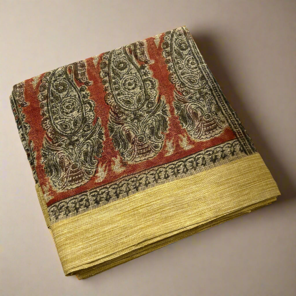 Kota Kalamkari Saree