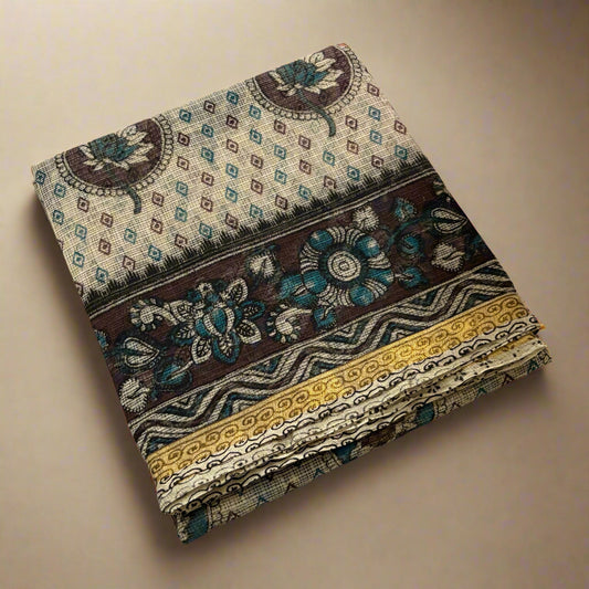 Kota Kalamkari Saree