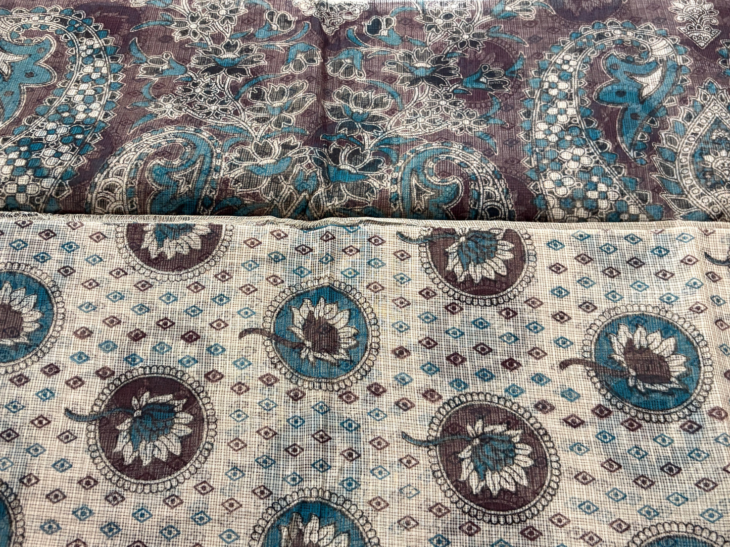 Kota Kalamkari Saree