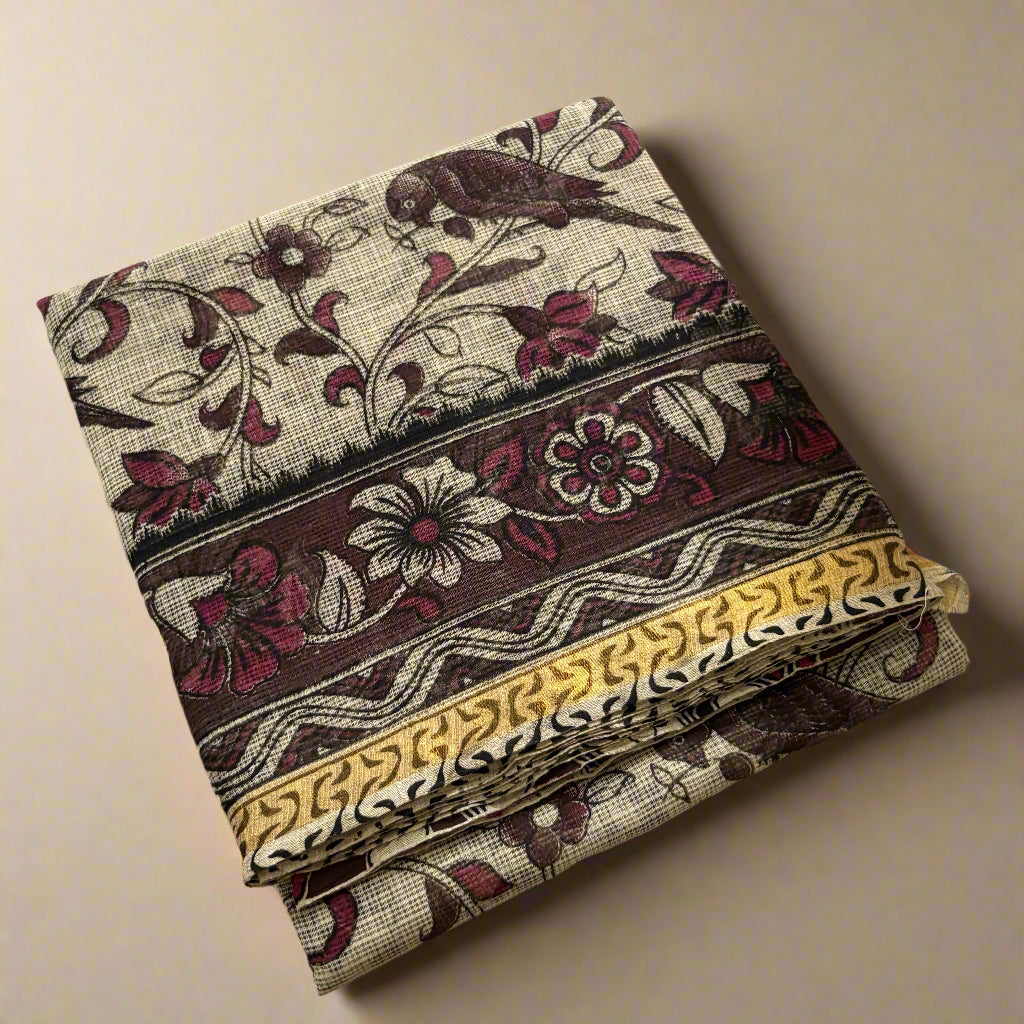 Kota Kalamkari Saree